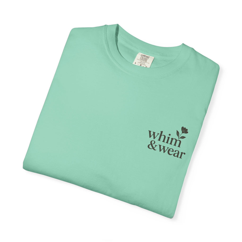 Whim & Wear Minimal Logo T-Shirt — Chest Pocket Graphic Tee