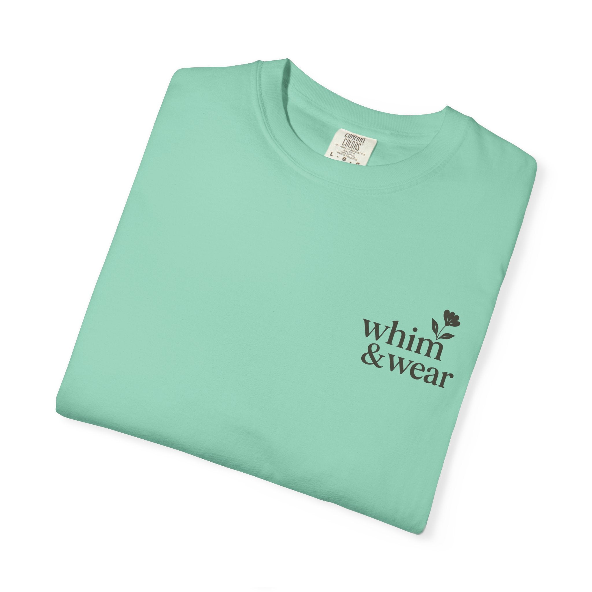 Whim & Wear Minimal Logo T-Shirt — Chest Pocket Graphic Tee
