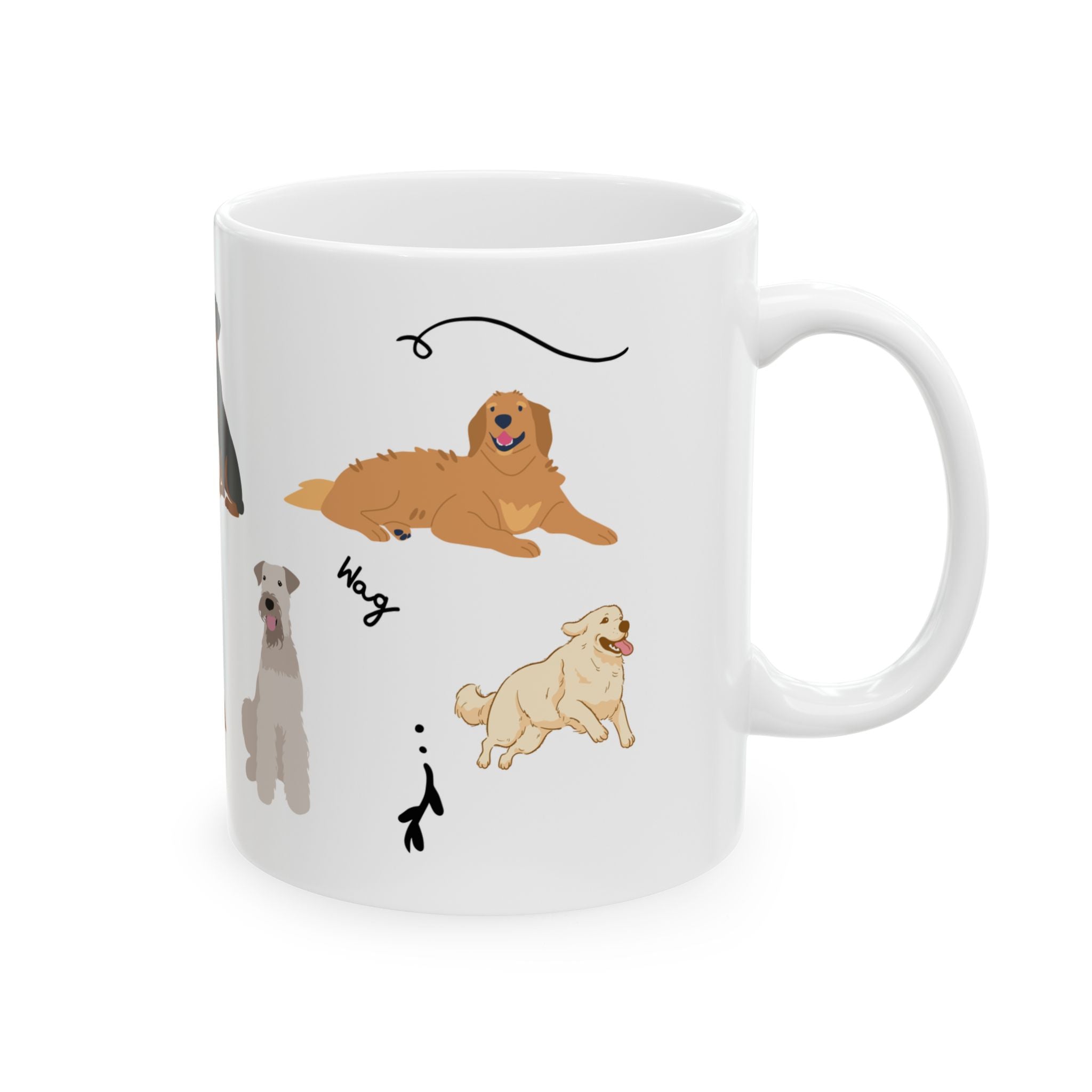 Cozy Dog Ceramic Mug