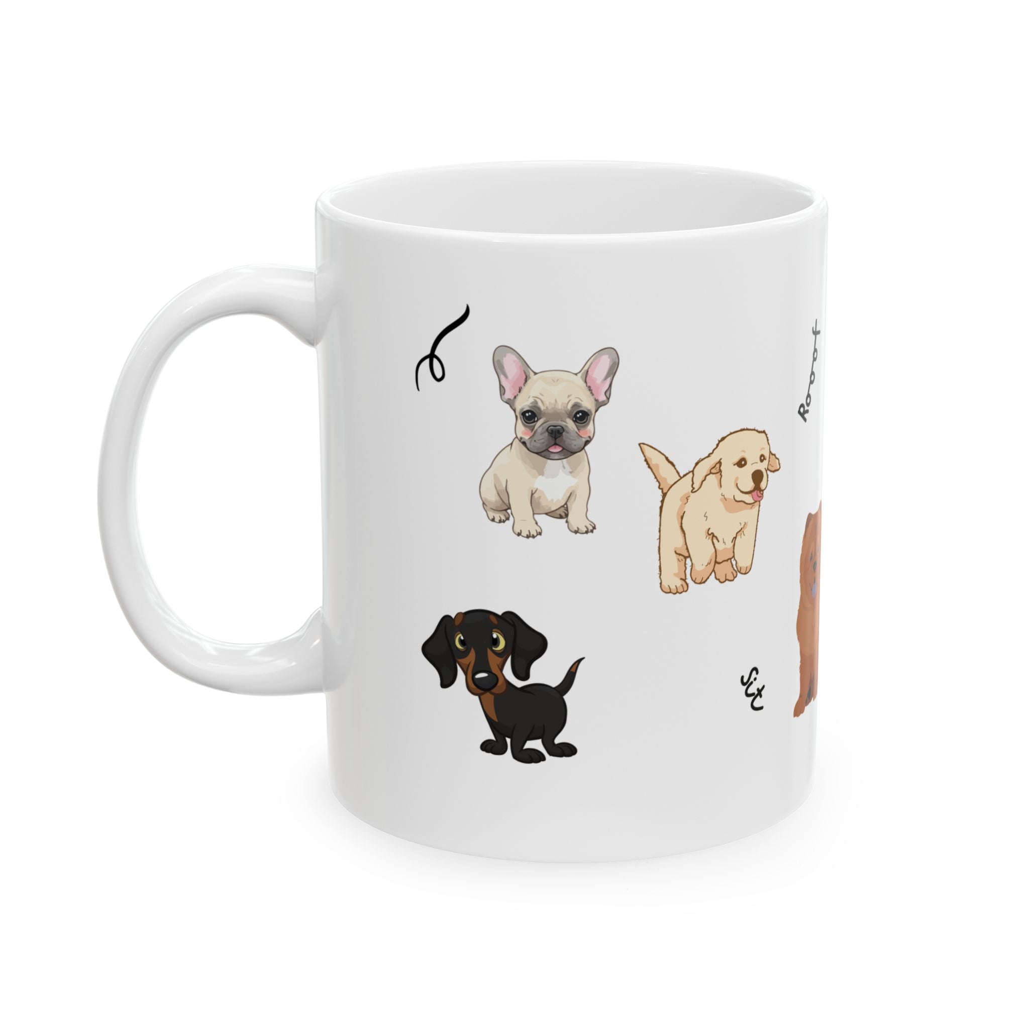 Cozy Dog Ceramic Mug