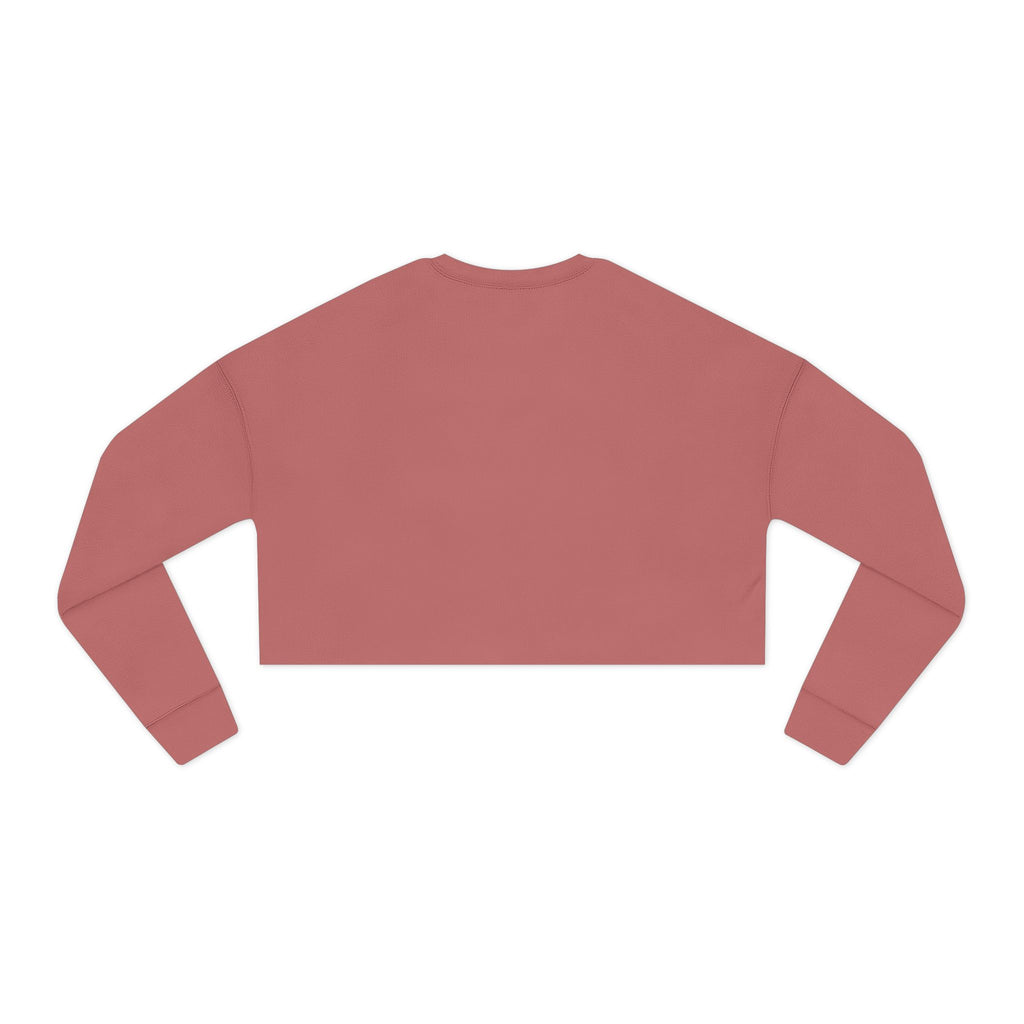 Cropped Sweatshirt - Minimal Rose Logo Crop Top