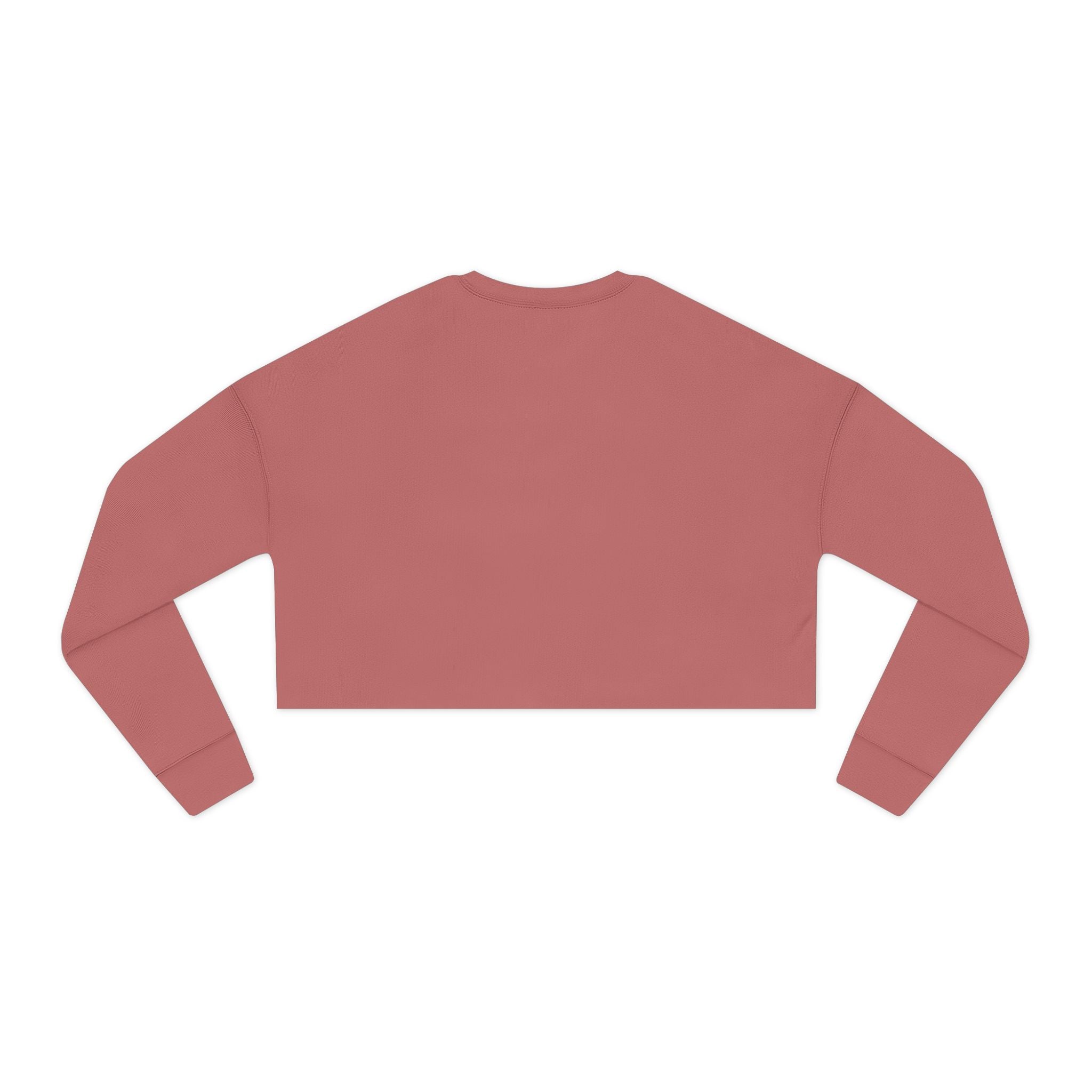 Cropped Sweatshirt - Minimal Rose Logo Crop Top