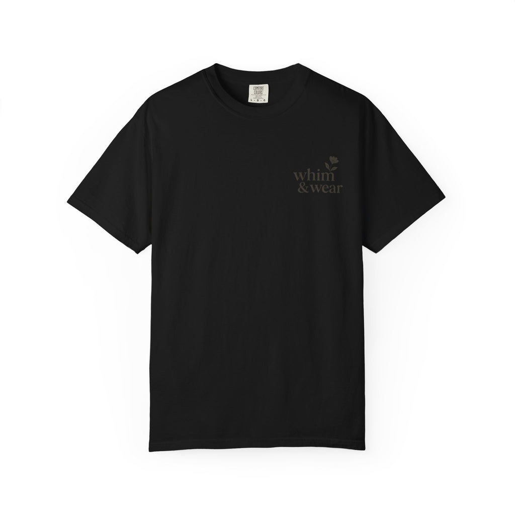 Whim & Wear Minimal Logo T-Shirt — Chest Pocket Graphic Tee