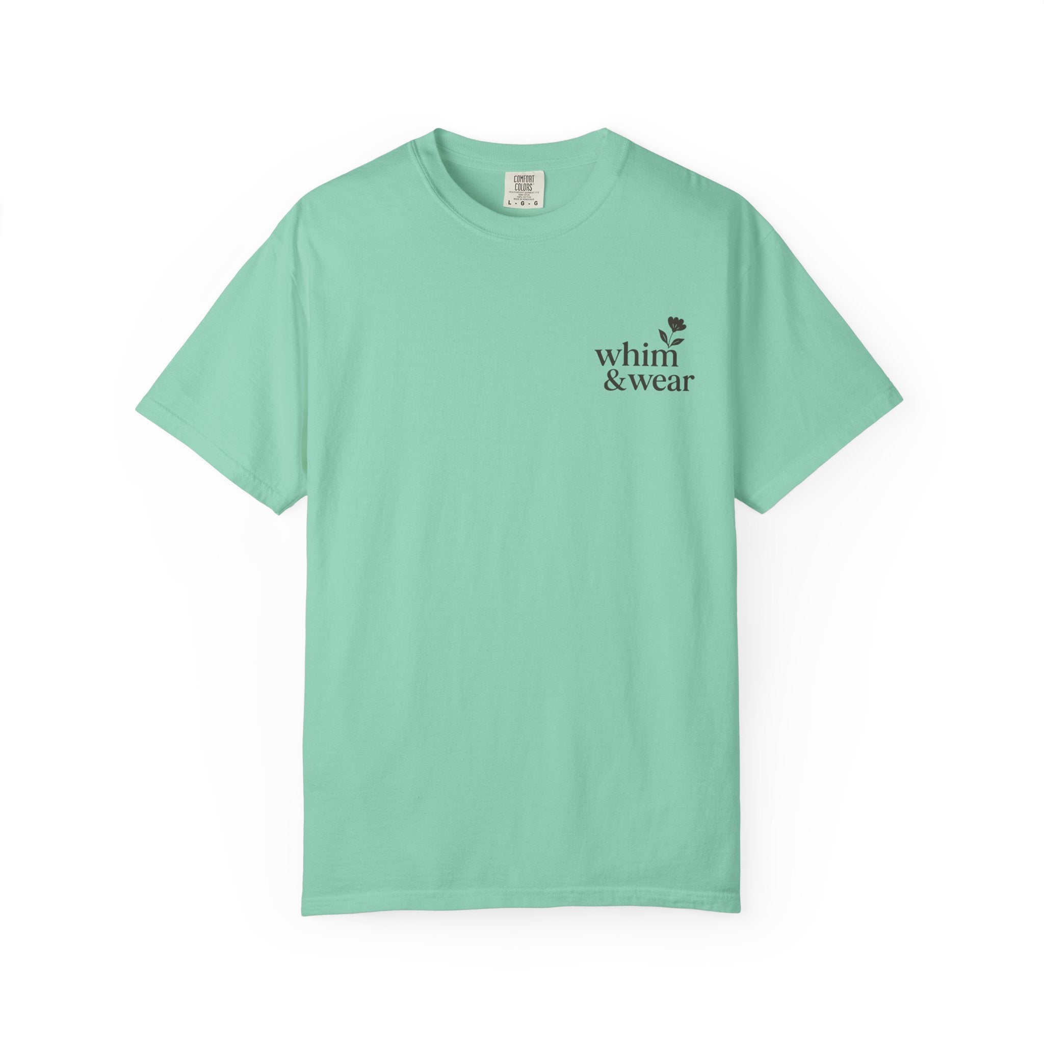 Whim & Wear Minimal Logo T-Shirt — Chest Pocket Graphic Tee