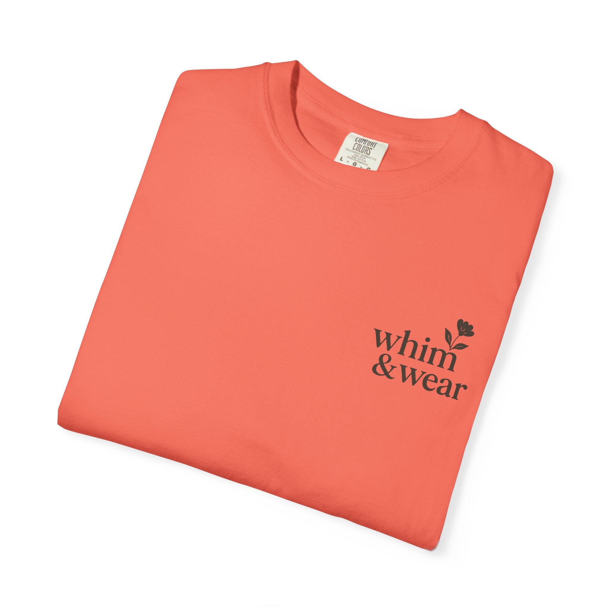 Whim & Wear Minimal Logo T-Shirt — Chest Pocket Graphic Tee