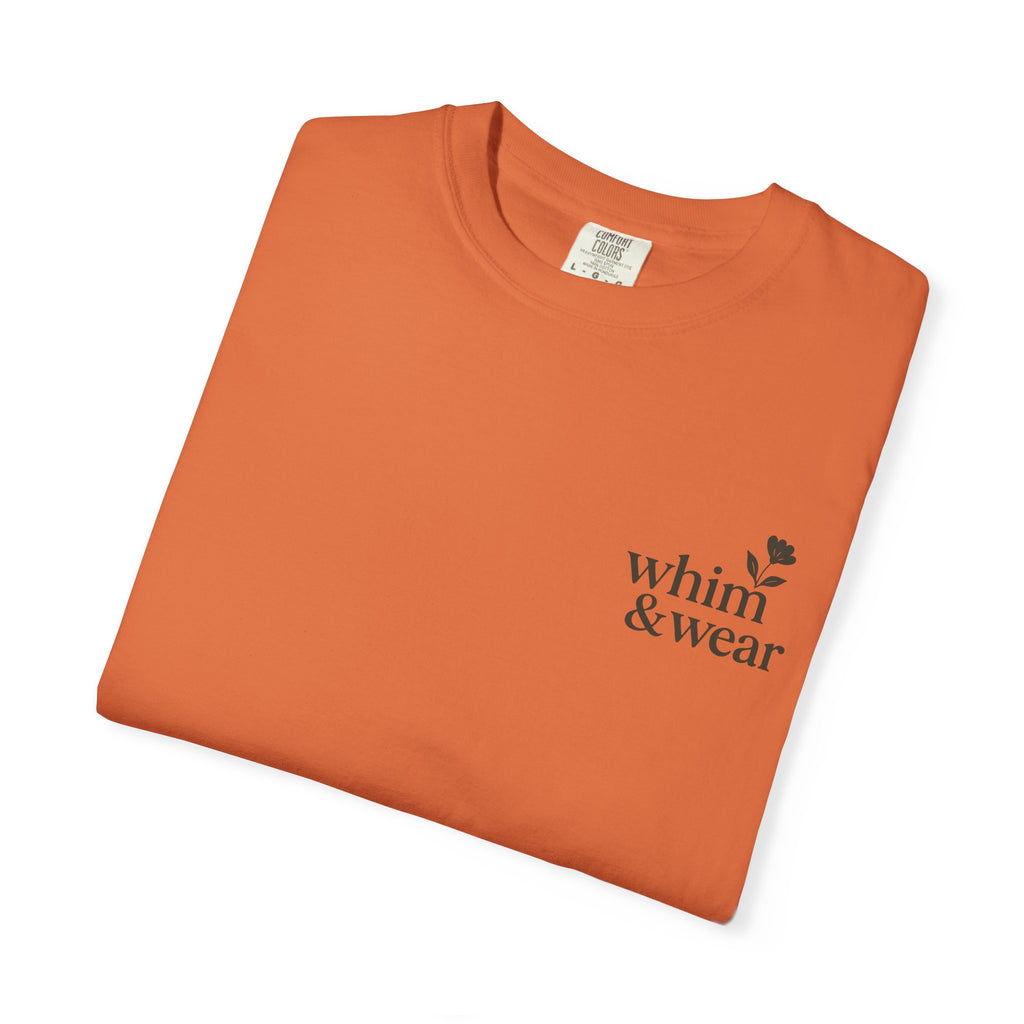 Whim & Wear Minimal Logo T-Shirt — Chest Pocket Graphic Tee