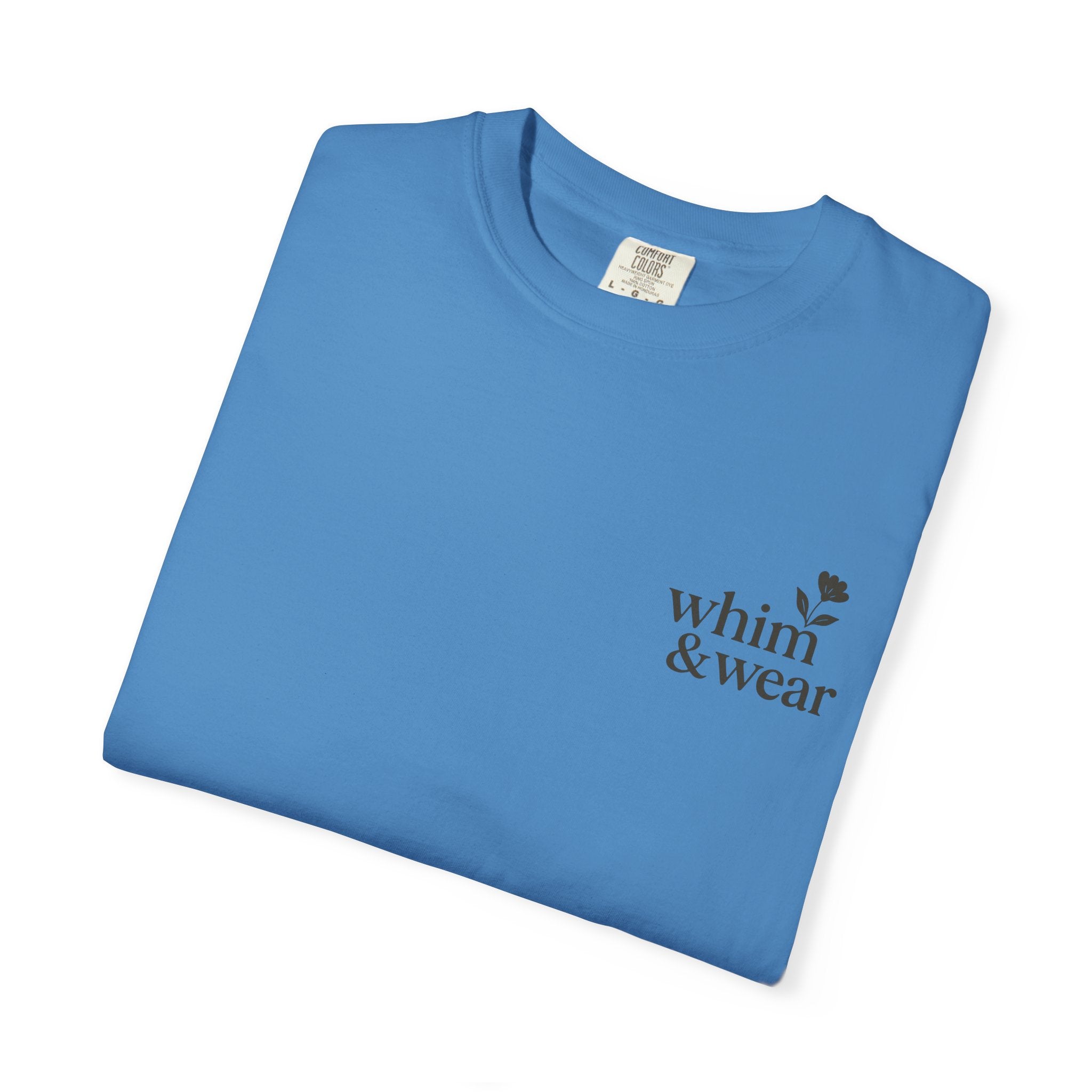 Whim & Wear Minimal Logo T-Shirt — Chest Pocket Graphic Tee